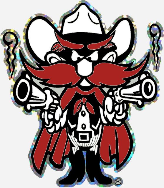 Texas Tech University Red Raiders Hologram Decal