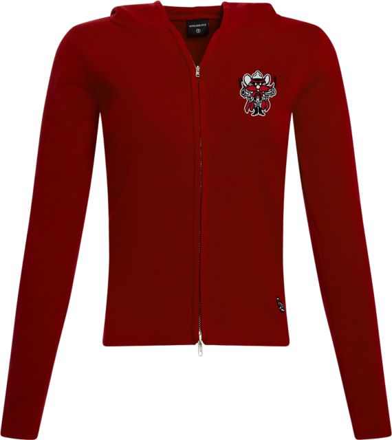 Texas Tech University Red Raiders Women's Full Zip Hooded Sweatshirt