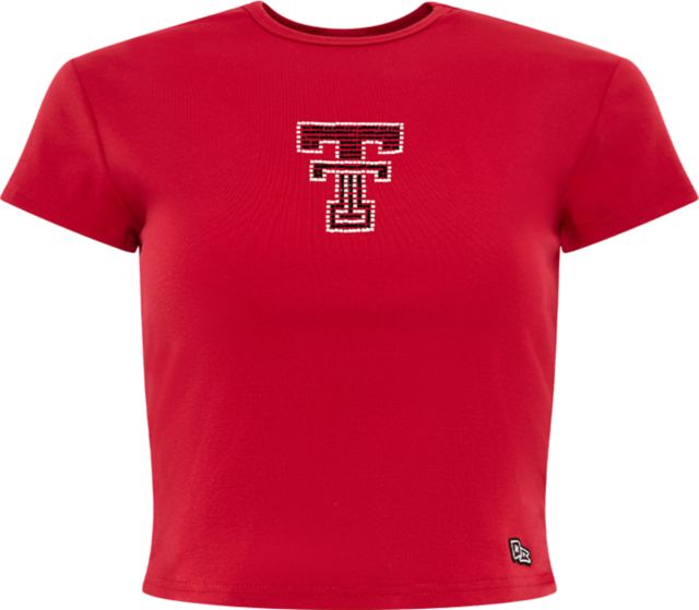 Texas Tech University Women's Crop Short Sleeve T-shirt