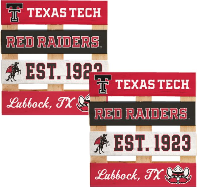 Texas Tech University Red Raiders Pallet Coasters - 4 Pack