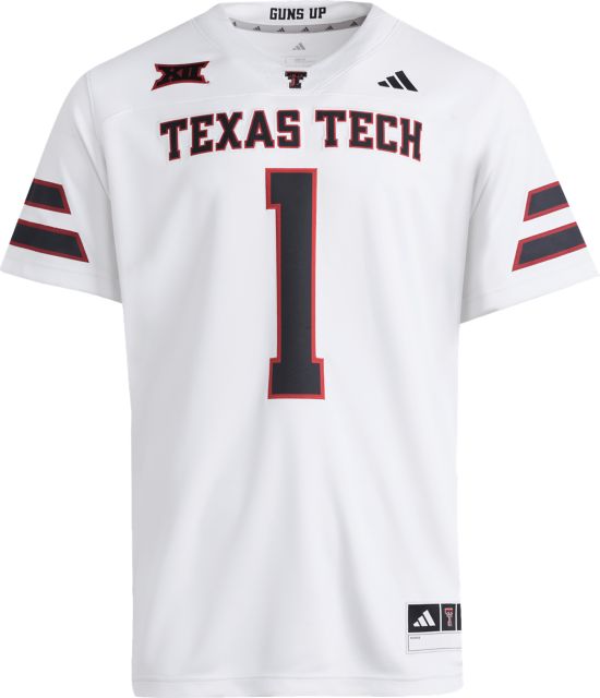 Texas Tech University Red Raiders Football #1 Premium Away Jersey