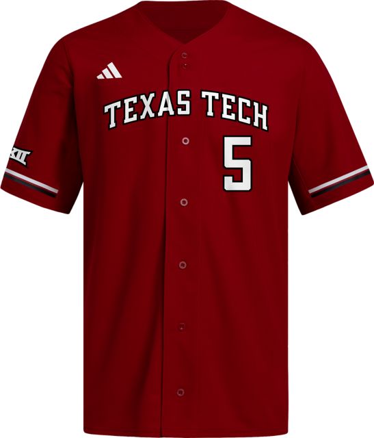 Texas Tech University Baseball #5 Mahomes Replica Jersey