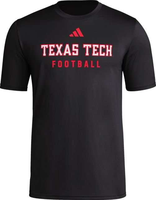 Texas Tech University Red Raiders Football Locker Room Practice Short Sleeve T-Shirt