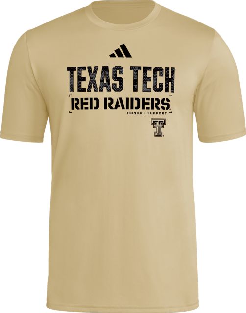 Texas Tech University Red Raiders Military Pre-Game Short Sleeve T-Shirt