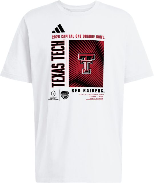 Texas Tech University Red Raiders Football 2025 College Football Playoffs Orange Bowl Short Sleeve T-Shirt