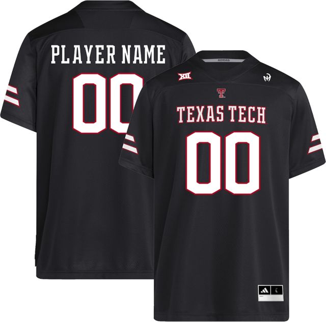 Texas Tech University Football adidas Player Name Replica Jersey