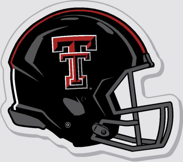 Texas Tech University 7 in Football Helmet Magnet