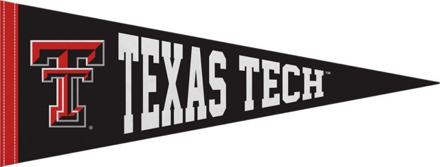 Texas Tech University 9"X24" Full Color Pennant