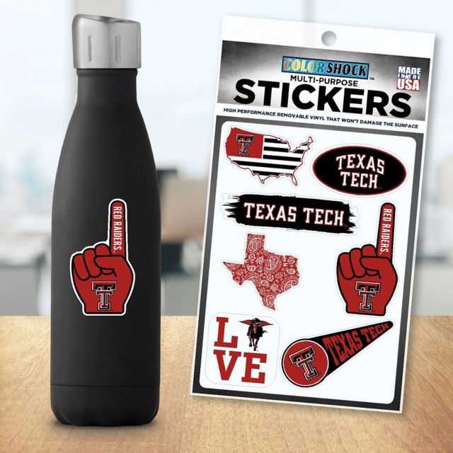 Texas Tech University 7.5'' x 7.5'' Sticker Sheet