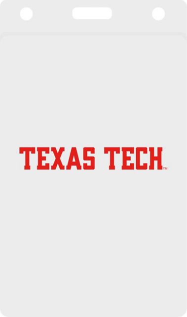 Texas Tech University Thumb Notch Card Guard