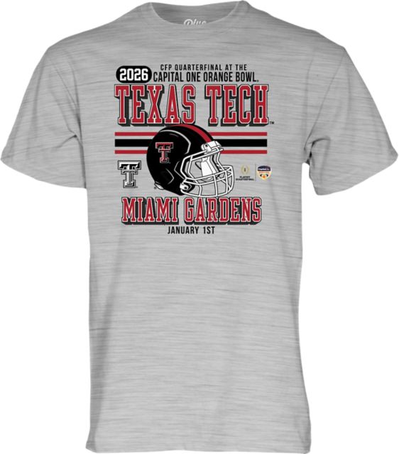 Texas Tech University Red Raiders Football 2025 Orange Bowl Champions Short Sleeve T-Shirt