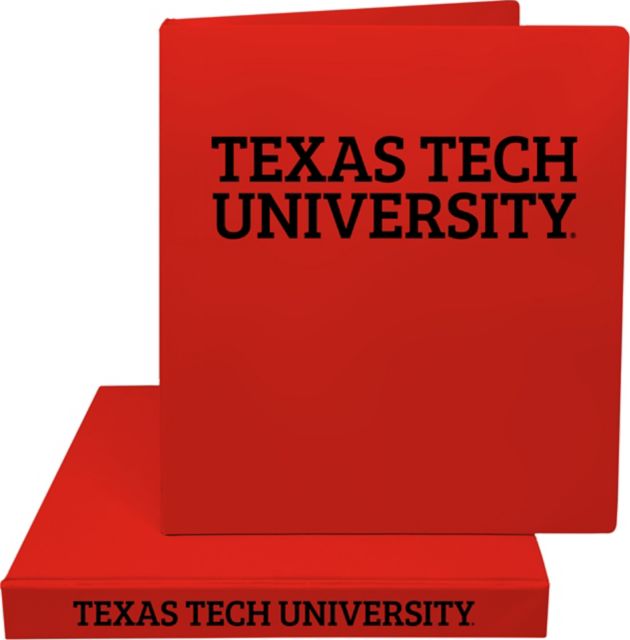 Texas Tech University 1'' Vinyl Binder