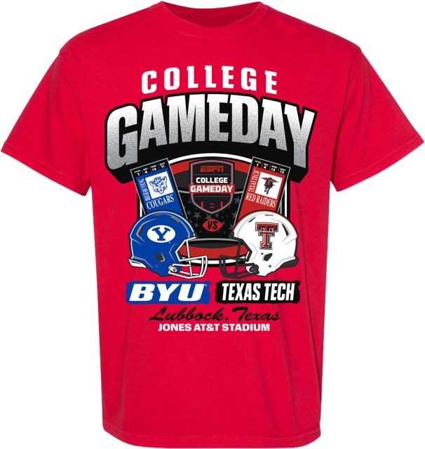 Texas Tech University Football ESPN College Gameday Match-up Short Sleeve T-Shirt