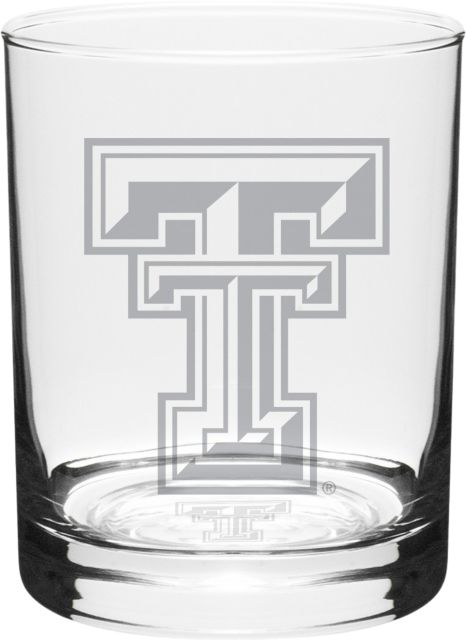 Texas Tech University 14 oz. Double Old Fashioned Glass