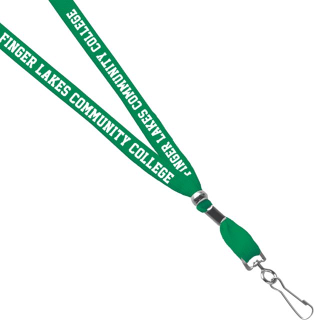 Finger Lakes Community College 3-8'' J Hook Lanyard