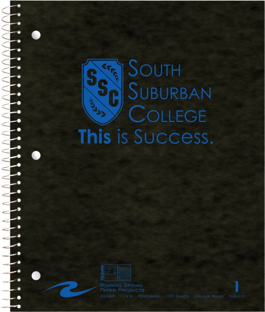 South Suburban College Notebook 100-Sheet