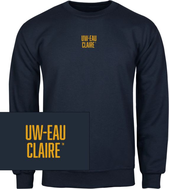 University of Wisconsin Eau Claire Fleece Chainstitch Crewneck Sweatshirt