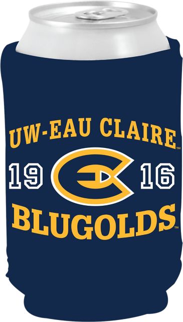 University of Wisconsin Eau Claire Blugolds Can Coozie