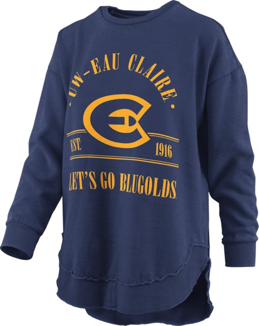 University of Wisconsin Eau Claire Women's Oversized Crewneck Sweatshirt
