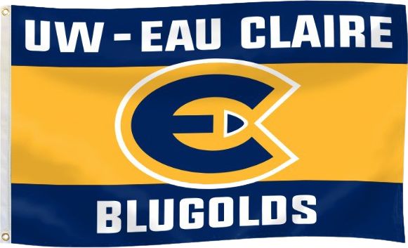 University of Wisconsin Eau Claire Blugolds 3' x 5' Durawave Flag