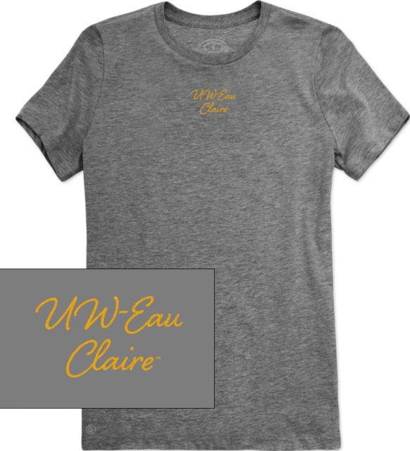 University of Wisconsin Eau Claire Women's Chainstitch Short Sleeve T-Shirt