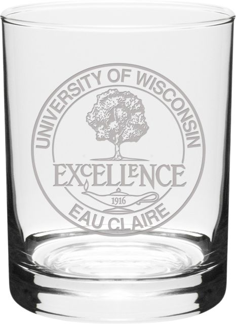 University of Wisconsin Eau Claire 14 oz. Glass