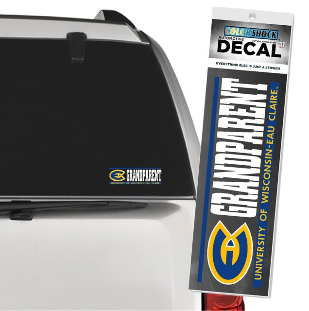 University of Wisconsin Eau Claire Blugolds Grandparent Decal
