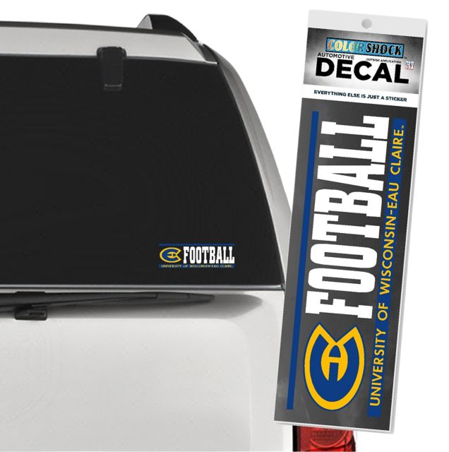 University of Wisconsin Eau Claire Blugolds Football Decal