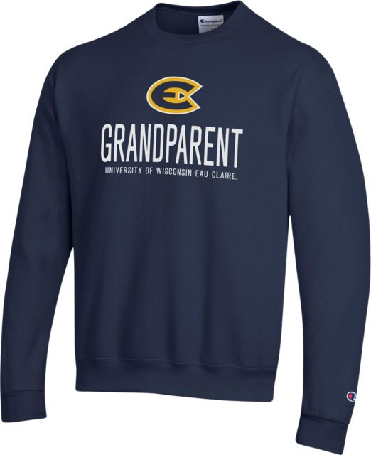University of Wisconsin Eau Claire Grandparent Blugolds Crewneck
