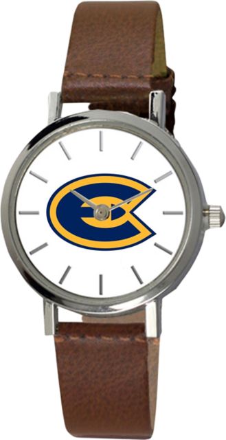 University of Wisconsin Eau Claire 28 mm Ladies Leather Watch