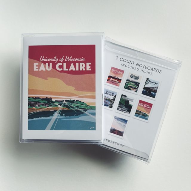 University of Wisconsin Eau Claire Notecard