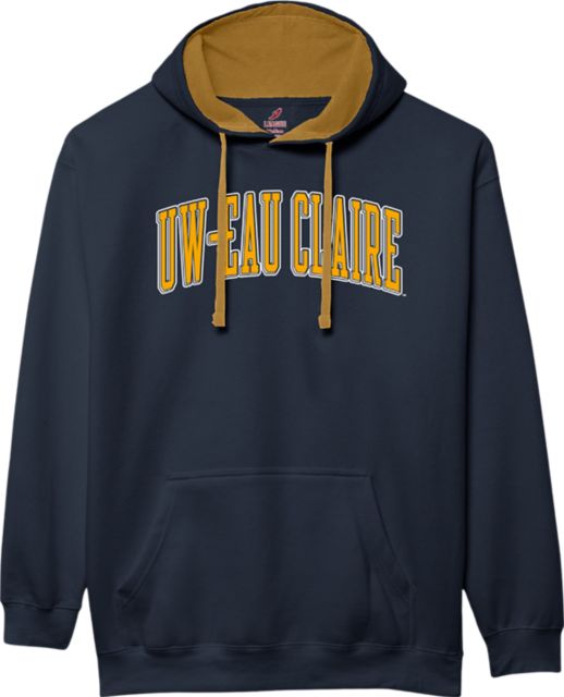 University of Wisconsin Eau Claire Blugolds Colorblock Hooded Sweatshirt