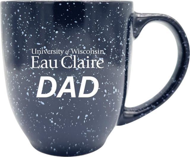 University of Wisconsin Eau Claire Dad 16 oz. Laser Engraved Bistro Mug