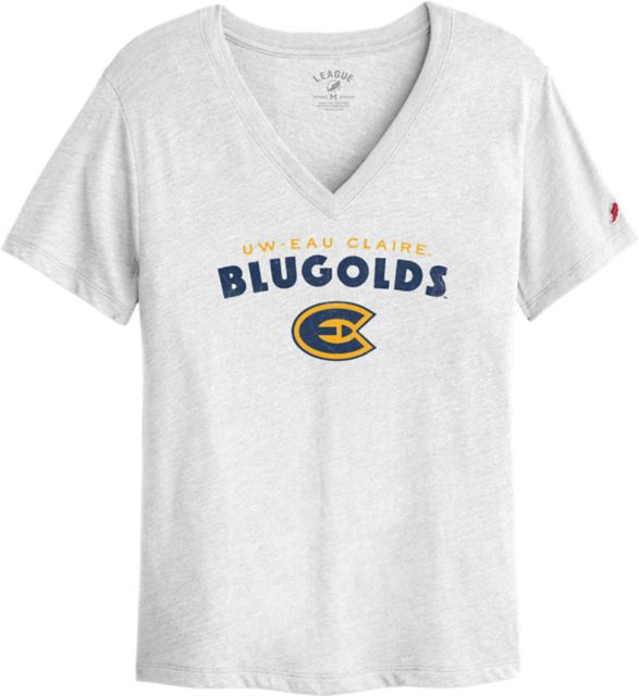 University of Wisconsin Eau Claire Blugolds Women's V-Neck Short Sleeve T-Shirt