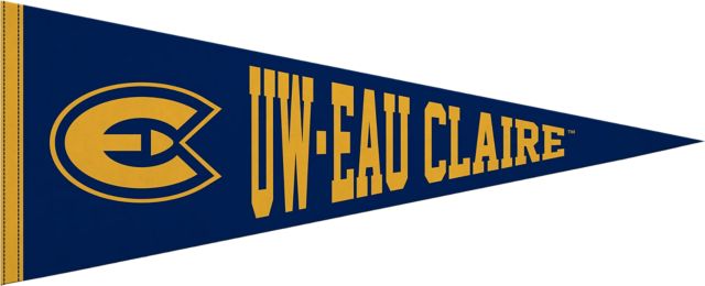 University of Wisconsin Eau Claire 12"X30" Full Color Pennant
