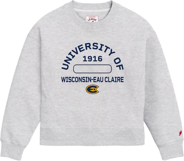 University of Wisconsin Eau Claire Blugolds Women's Boxy Crewneck Sweatshirt