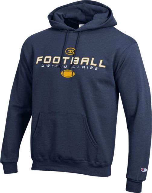 University of Wisconsin Eau Claire Blugolds Football Hooded Sweatshirt