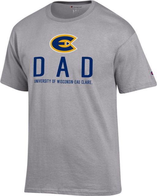 University of Wisconsin Eau Claire Blugolds Dad Short Sleeve T-Shirt
