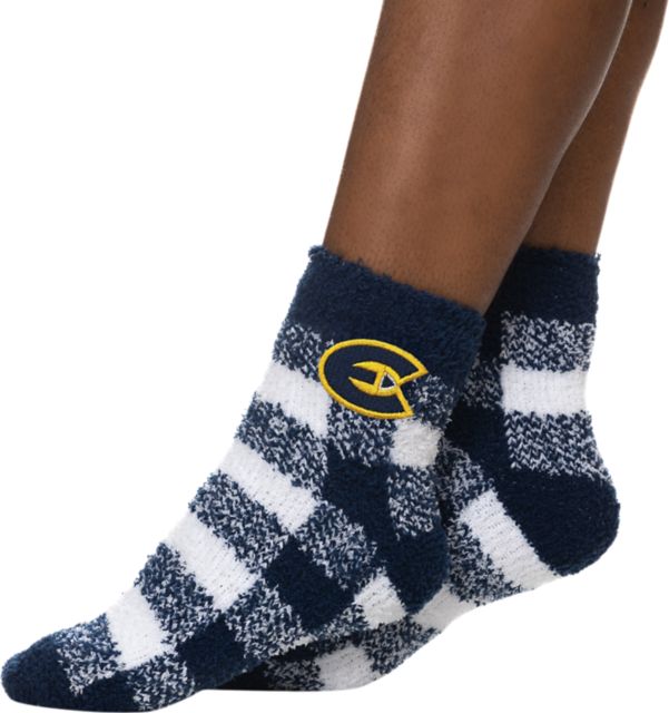 University of Wisconsin Eau Claire Buffalo Check Socks