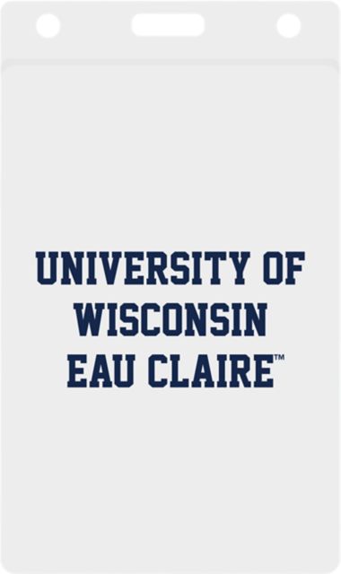 University of Wisconsin Eau Claire Thumb Notch Card Guard