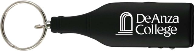 De Anza College Wine Bottle Opener Keychain