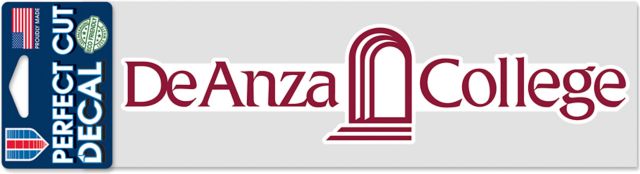 De Anza College Mountain Lions 3 x 10 Perfect Cut Decal