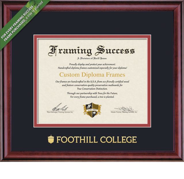 Foothill College 8.5'' x 11'' Classic Diploma Frame