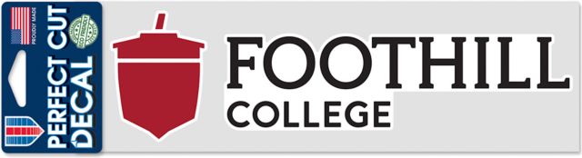 Foothill College Owls 3 x 10 Perfect Cut Decal