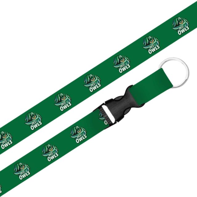 Oakland Community College Owls Lanyard with Buckle