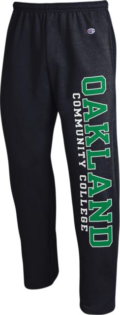 Oakland Community College Open Bottom Sweatpants