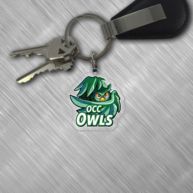 Oakland Community College Owls Keychain