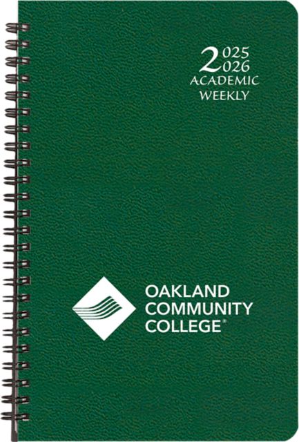 Oakland Community College Academic Year 2025 - 2026 Planner
