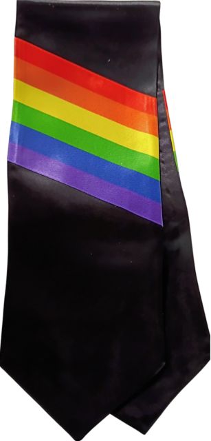 Oakland Community College Rainbow Stole