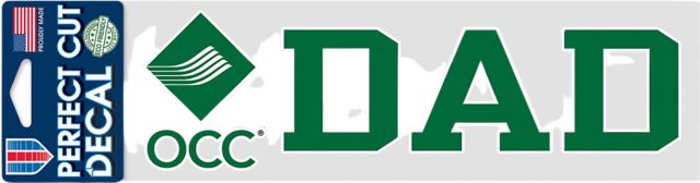 Oakland Community College 3'' x 10'' Dad Decal
